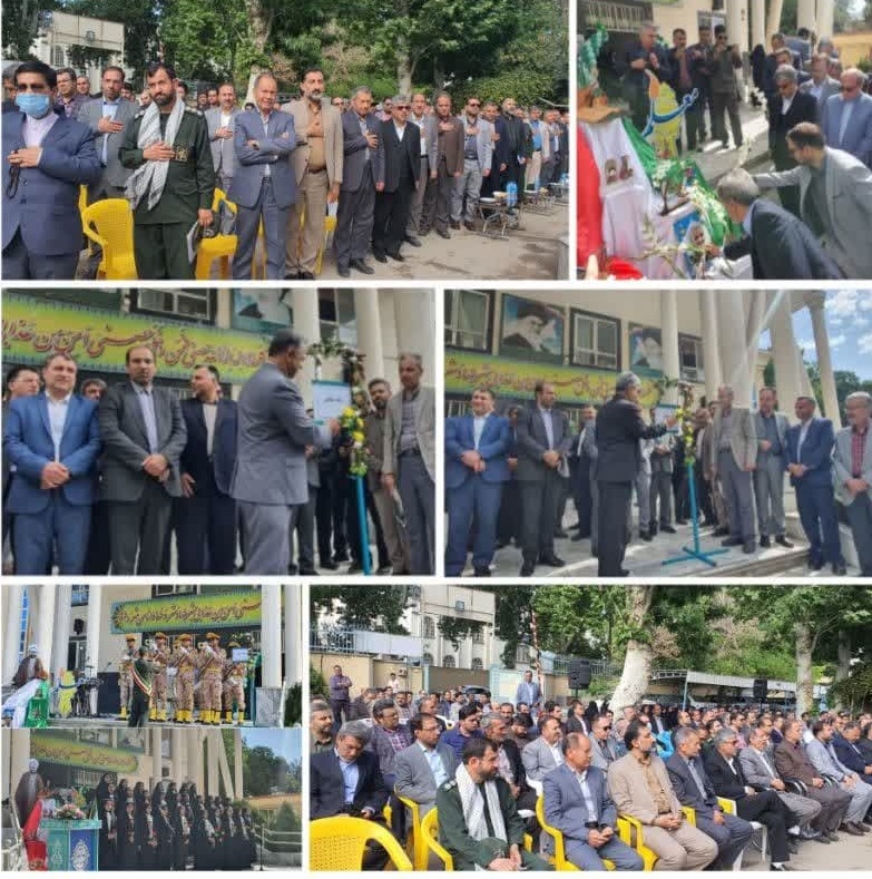 حضور شهردار و اعضای شورای اسلامی شهر در مراسم آغاز گرامیداشت هفته معلم