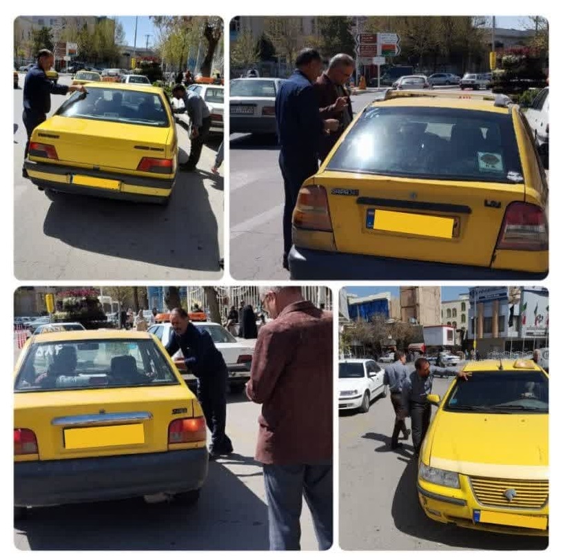 اجرای طرح ویژه نظارت بر ناوگان تاکسیرانی و استفاده از  تاکسی متر