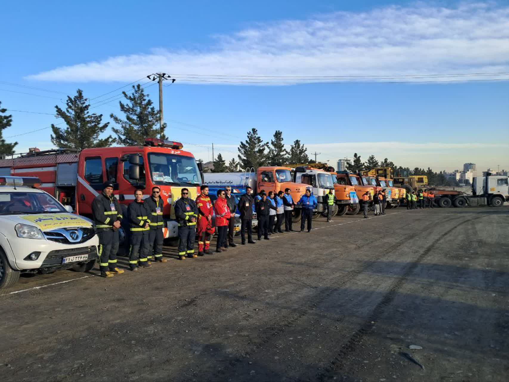 حضور فعال شهرداری نیشابور در مانور زلزله مشهد