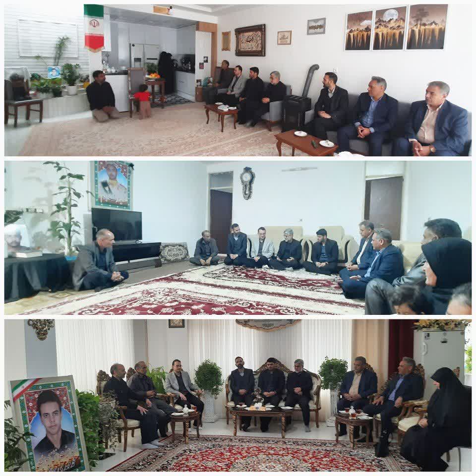 💠 دیدار نوروزی شهردار نیشابور با خانواده شهدای حوادث اخیر و جنگ رمضان  شهردار نیشابور به مناسبت فرارسیدن سال نو