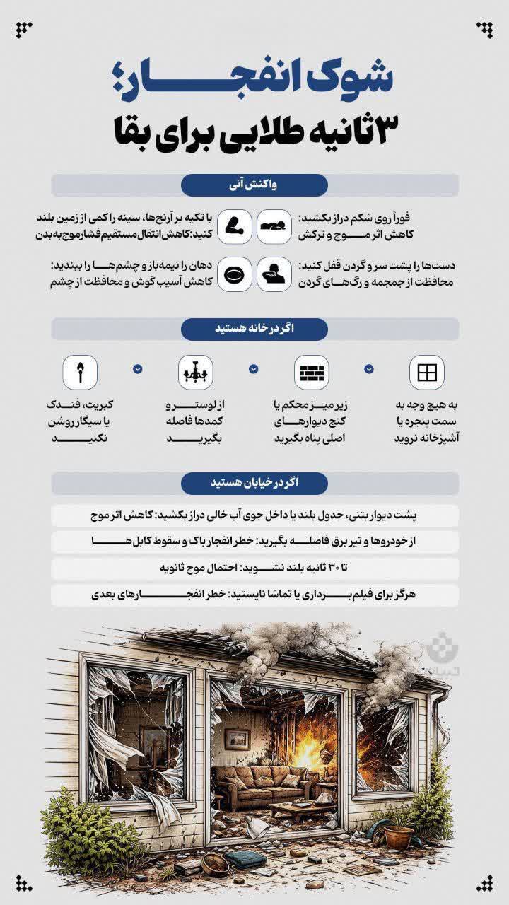 🔴 شوک انفجار؛ ۳ ثانیه طلایی برای بقا ‌