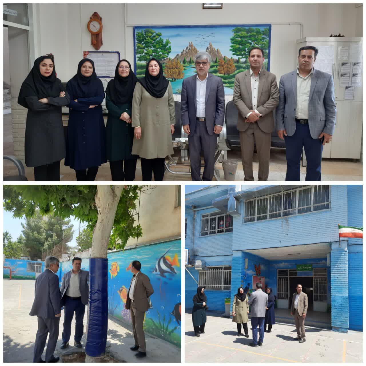 دیدار شهردار نیشابور با مدیر و معلمان دبستان شهید موسوی‌فر؛