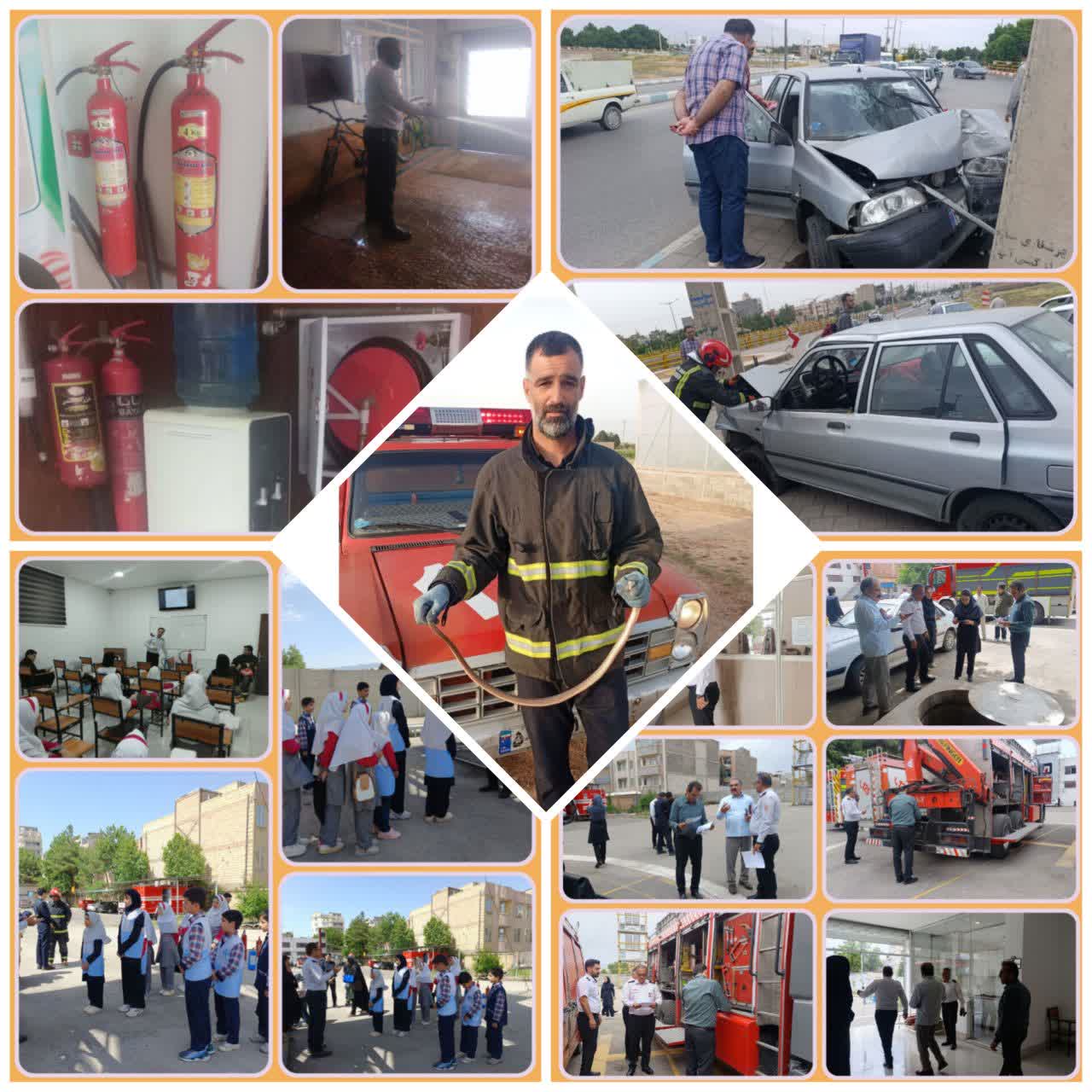 🧯🚨 از آتش‌نشانی نیشابور چه خبر؟!  در روزهای اخیر چندین برنامه آموزشی، ایمنی و امدادی توسط سازمان آتش‌نشانی و خدمات ایمنی شهرداری نیشابور انجام شد.  در مهم‌ترین رویداد، نمایندگان دانشگاه علمی‌کاربردی خراسان رضوی با حضور در نیشابور از امکانات، تجهیزات و فضاهای آموزشی سازمان آتش‌نشانی بازدید کردند تا روند اعطای مجوز راه‌اندازی رشته «امداد و نجات» در مقاطع کاردانی و کارشناسی در مرکز علمی‌کاربردی خیام الکتریک بررسی شود.