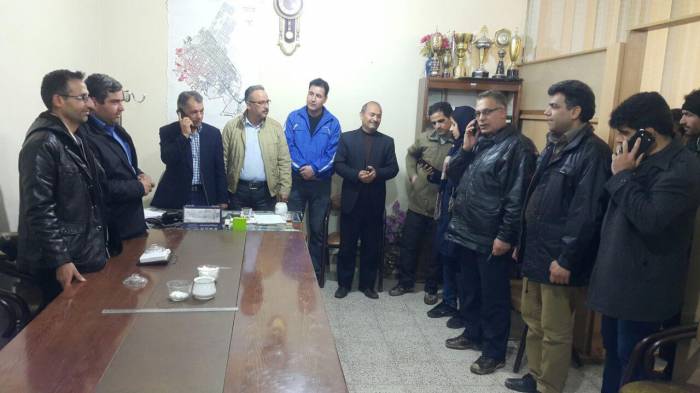 بازدید جمعی از مدیران و سازمانهای تابعه شهرداری نیشابور از ستاد حوادث