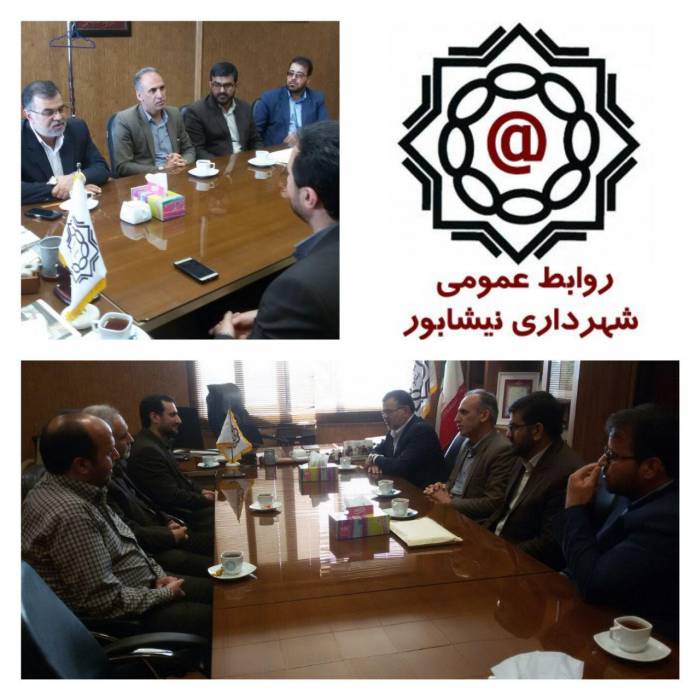 دیدار  فرمانده حوزه ثارالله ناحیه مقاومت بسیج با شهردار نیشابور