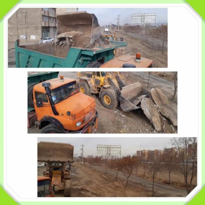 اجرای طرح جمع آوری خاک و نخاله توسط سازمان مدیریت پسماند شهرداری نیشابور