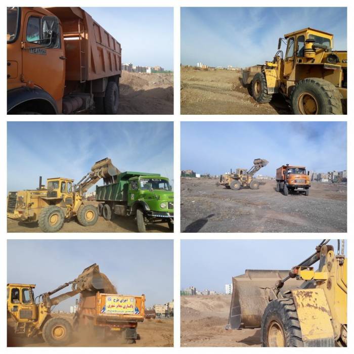 همکاری مشترک سازمانهای عمران و مدیریت پسماند شهرداری نیشابور