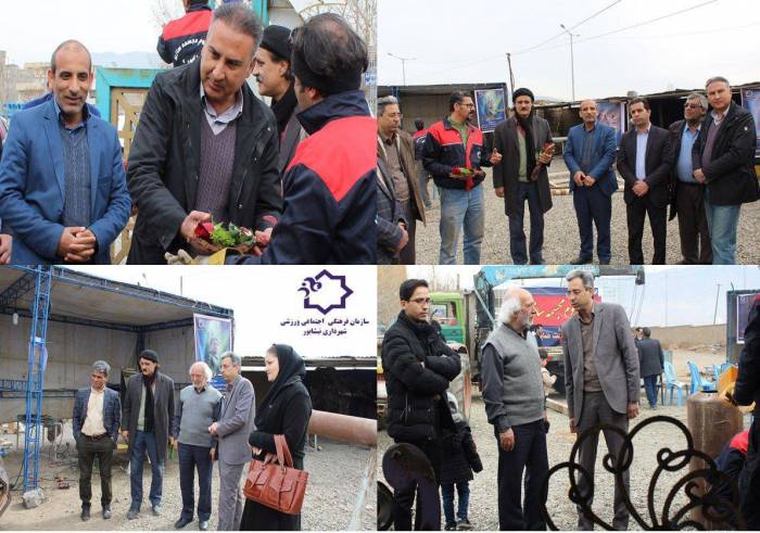 آخرین روز از سمپوزیوم سه روزه مجسمه سازی 