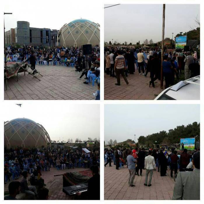 استقبال مسافران و شهروندان نیشابوری از برگزاری جشن های نوروزی 