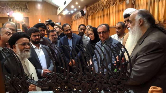 رونمایی از ماکت بزرگترین‌ المان حدیث سلسله الذهب در نیشابور 