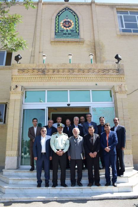 دیدارشهردار، اعضای شورای اسلامی شهر  و مدیران شهرداری با فرمانده جدید نیروی انتظامی نیشابور 